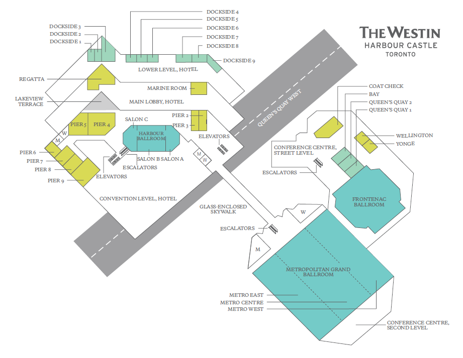 Westin Harbour Castle Map